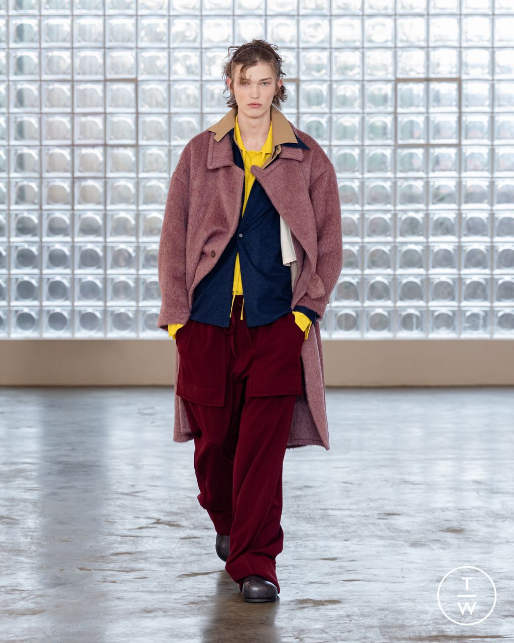 Fashion Week Milan Fall/Winter 2026 look 24 from the Pronounce collection 男装