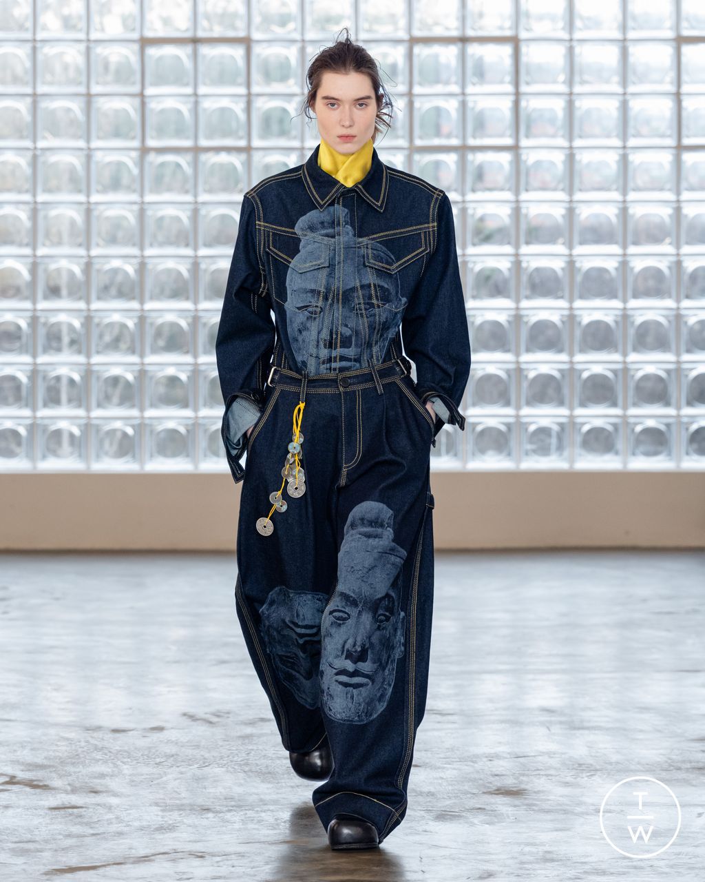 Fashion Week Milan Fall/Winter 2026 look 25 from the Pronounce collection menswear