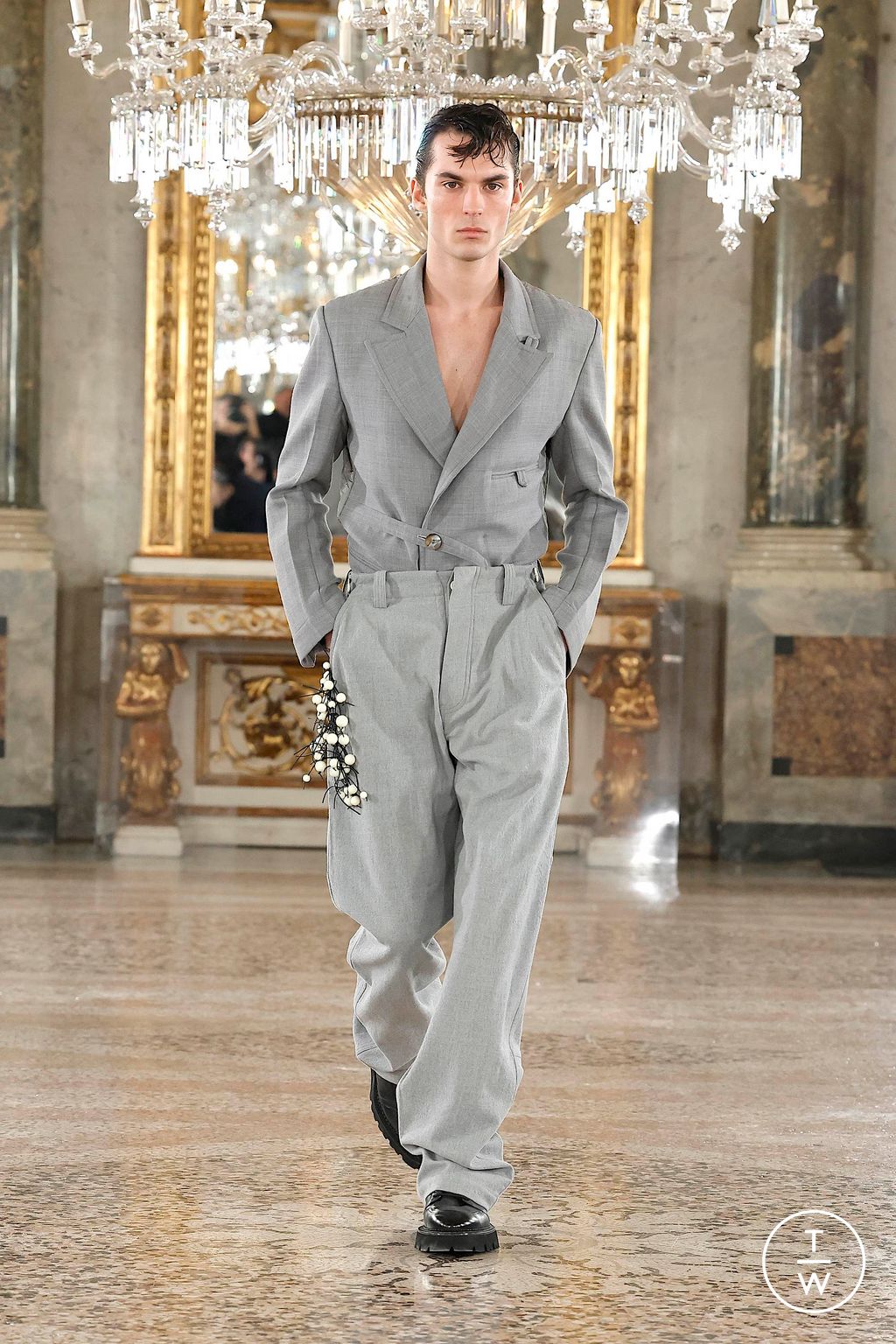 Fashion Week Milan Fall/Winter 2024 look 2 from the Pronounce collection menswear