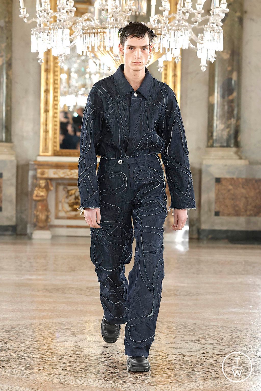 Fashion Week Milan Fall/Winter 2024 look 8 from the Pronounce collection menswear