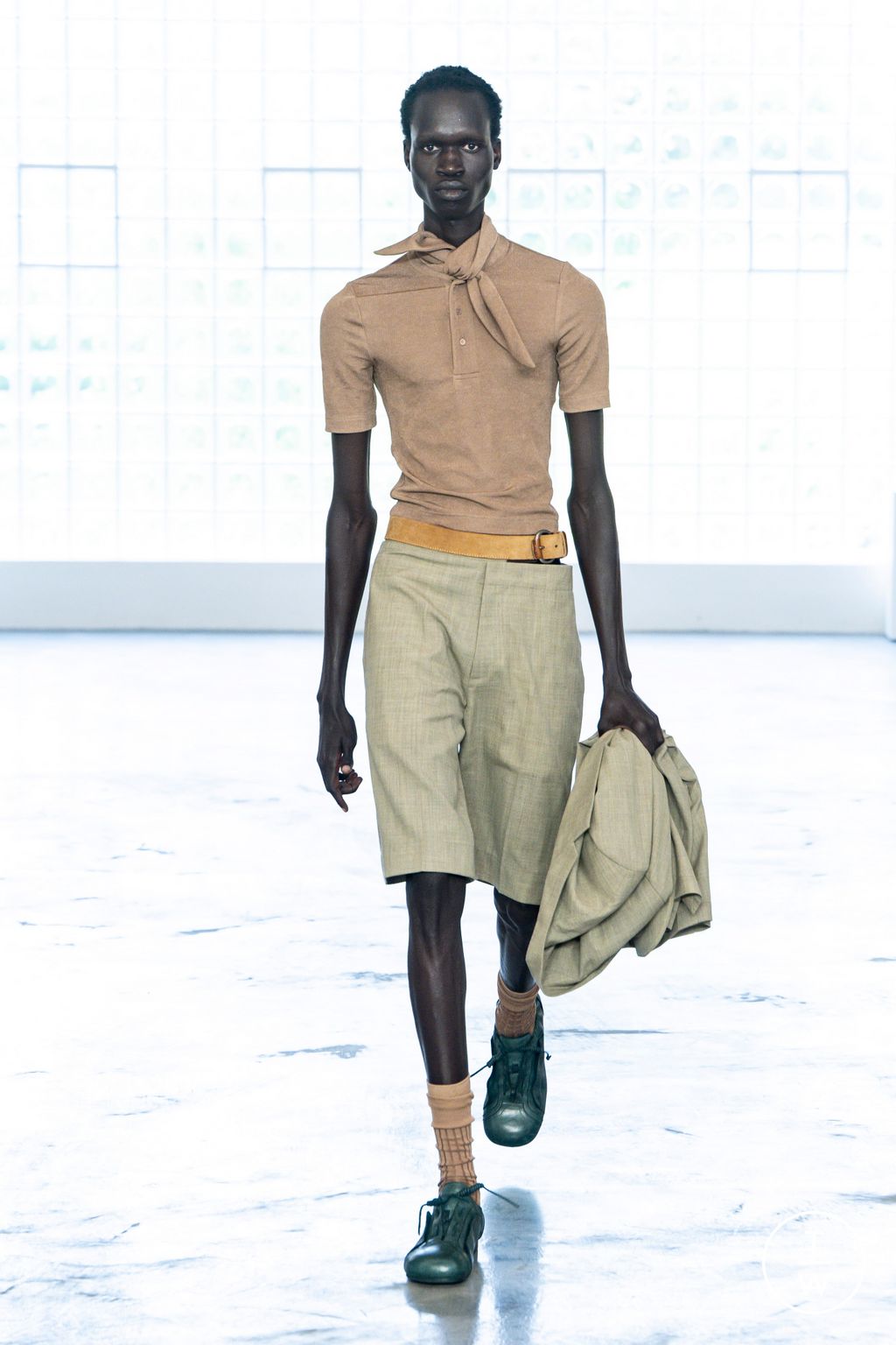 Fashion Week Milan Spring/Summer 2026 look 1 de la collection Pronounce menswear