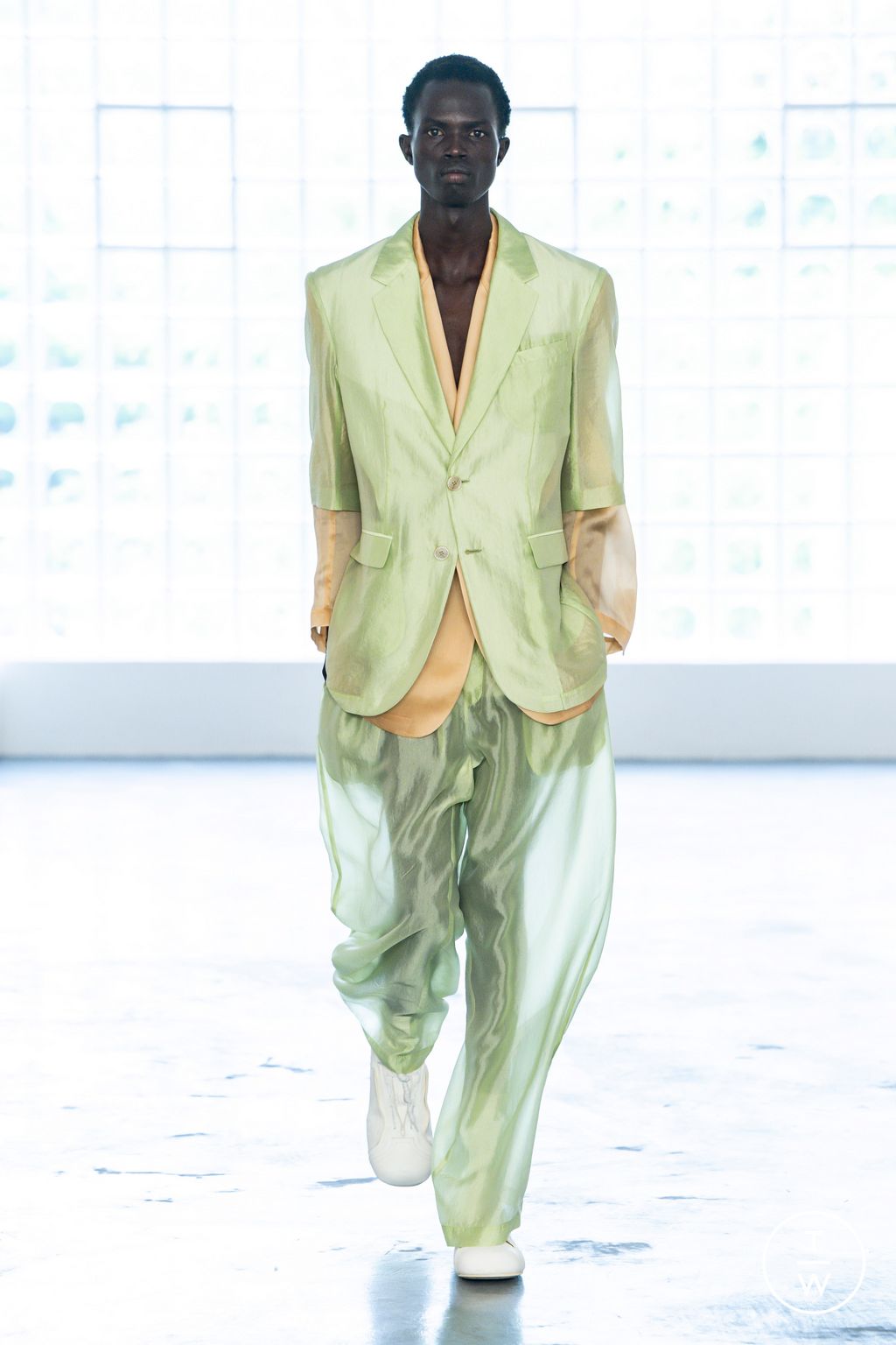 Fashion Week Milan Spring/Summer 2026 look 5 from the Pronounce collection menswear