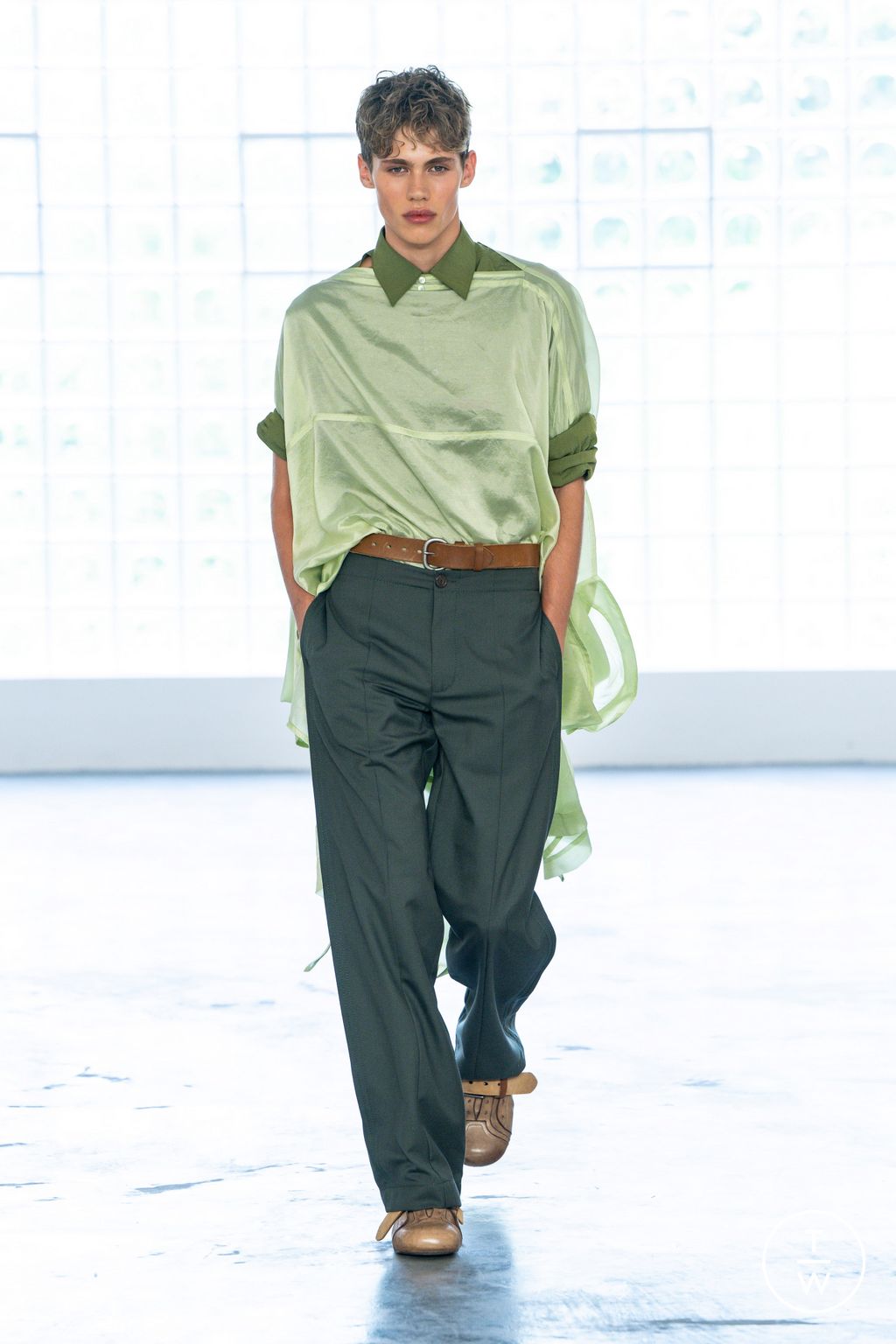 Fashion Week Milan Spring/Summer 2026 look 6 from the Pronounce collection menswear