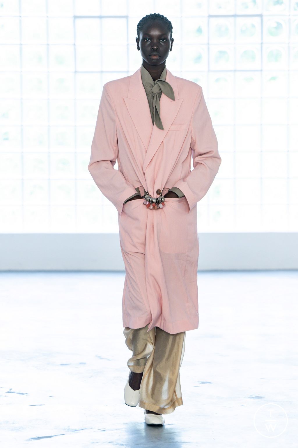 Fashion Week Milan Spring/Summer 2026 look 9 from the Pronounce collection 男装