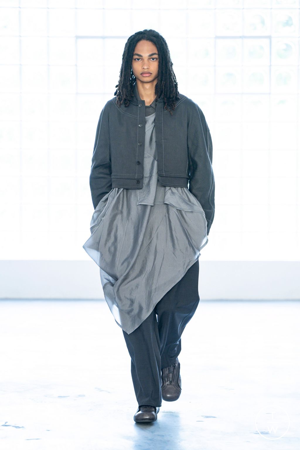 Fashion Week Milan Spring/Summer 2026 look 25 from the Pronounce collection 男装