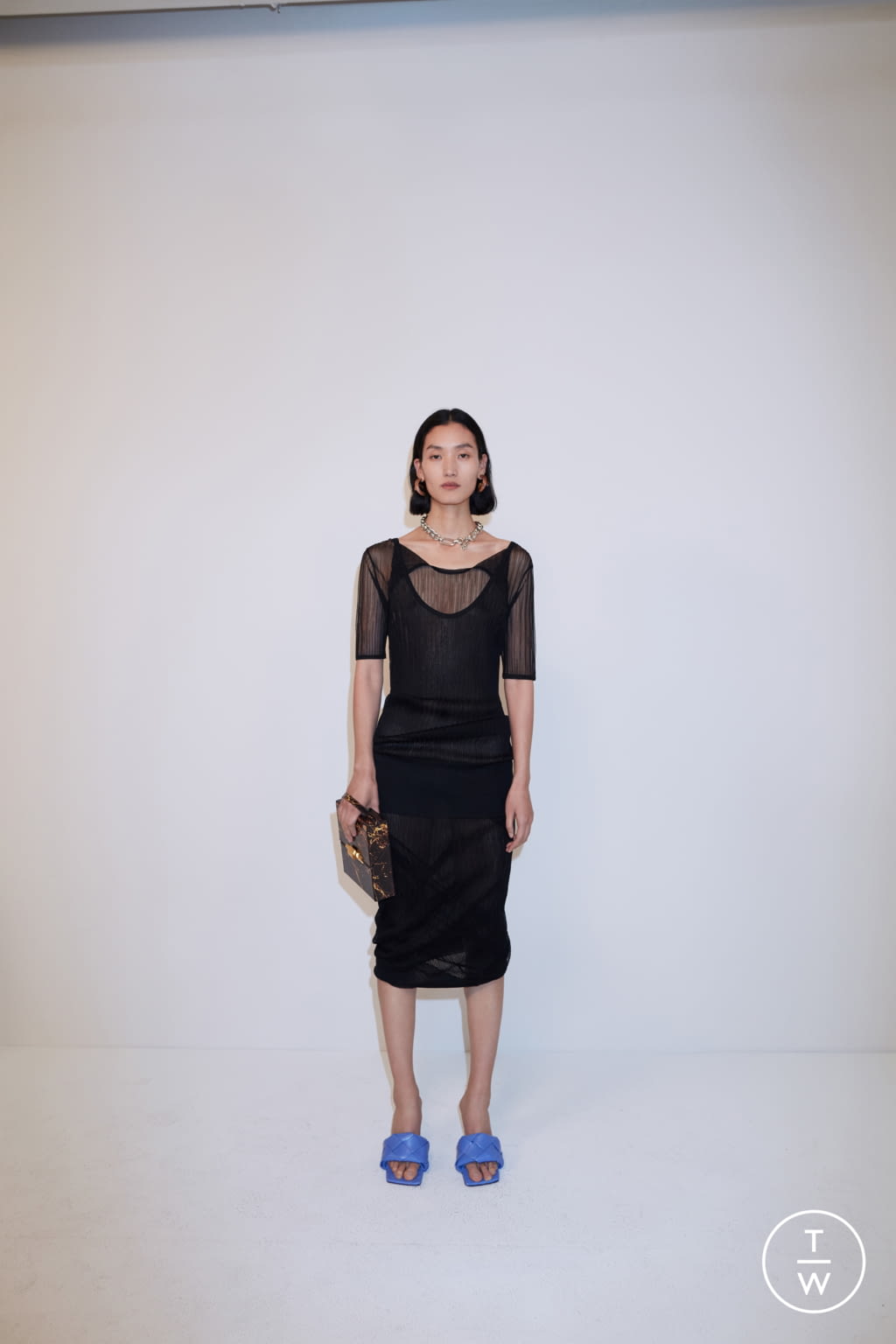 Fashion Week Milan Resort 2020 look 17 from the Bottega Veneta collection womenswear