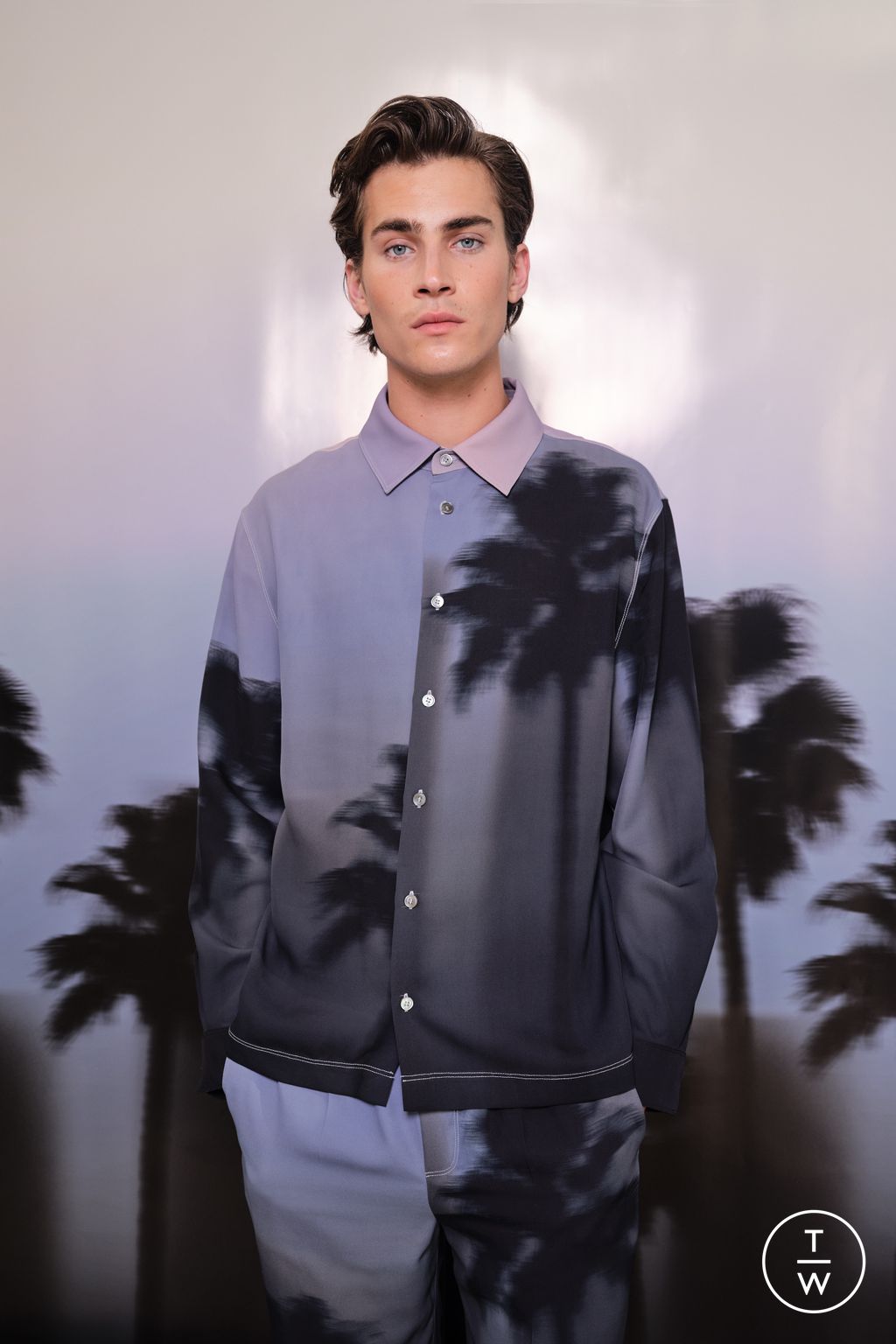 Fashion Week New York Resort 2024 look 5 from the Simkhai collection menswear