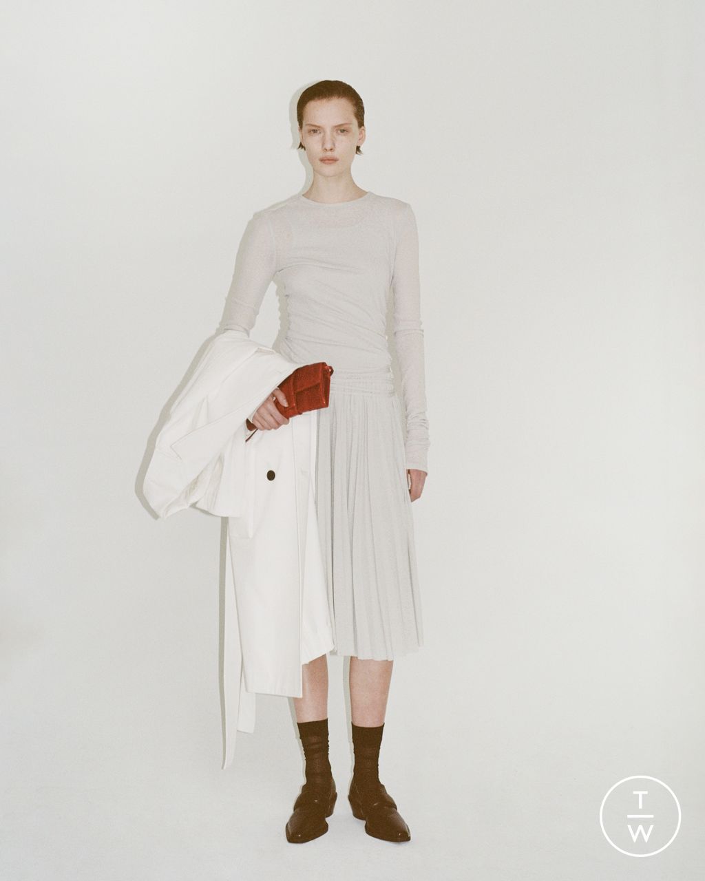 Fashion Week New York Pre-Fall 2024 look 10 from the Proenza Schouler collection womenswear