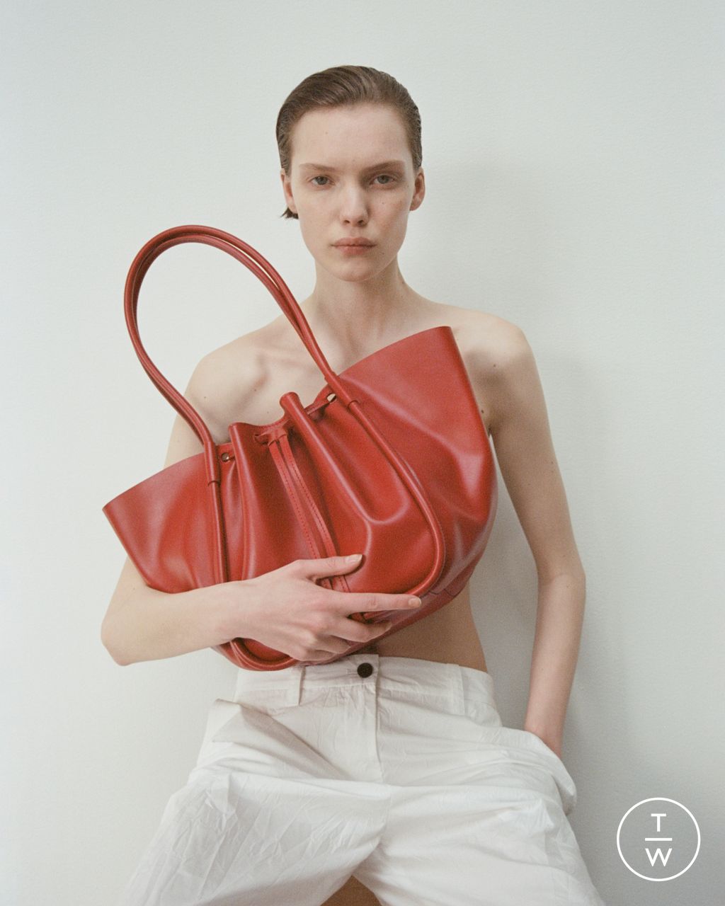 Fashion Week New York Pre-Fall 2024 look 12 from the Proenza Schouler collection womenswear