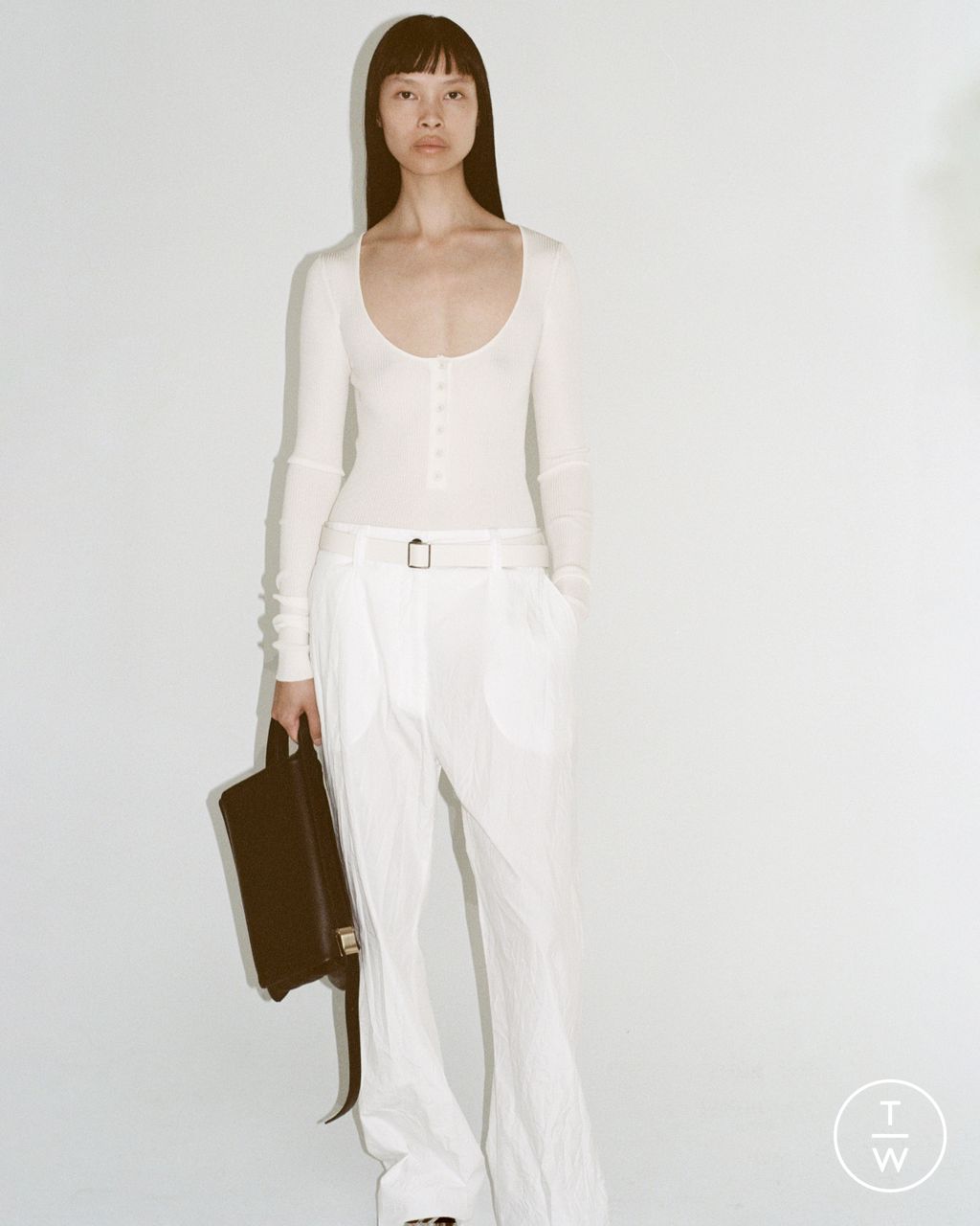 Fashion Week New York Pre-Fall 2024 look 28 from the Proenza Schouler collection 女装