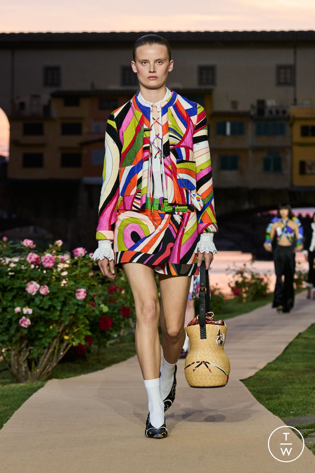 Fashion Week Milan Resort 2024 look 10 from the Pucci collection womenswear