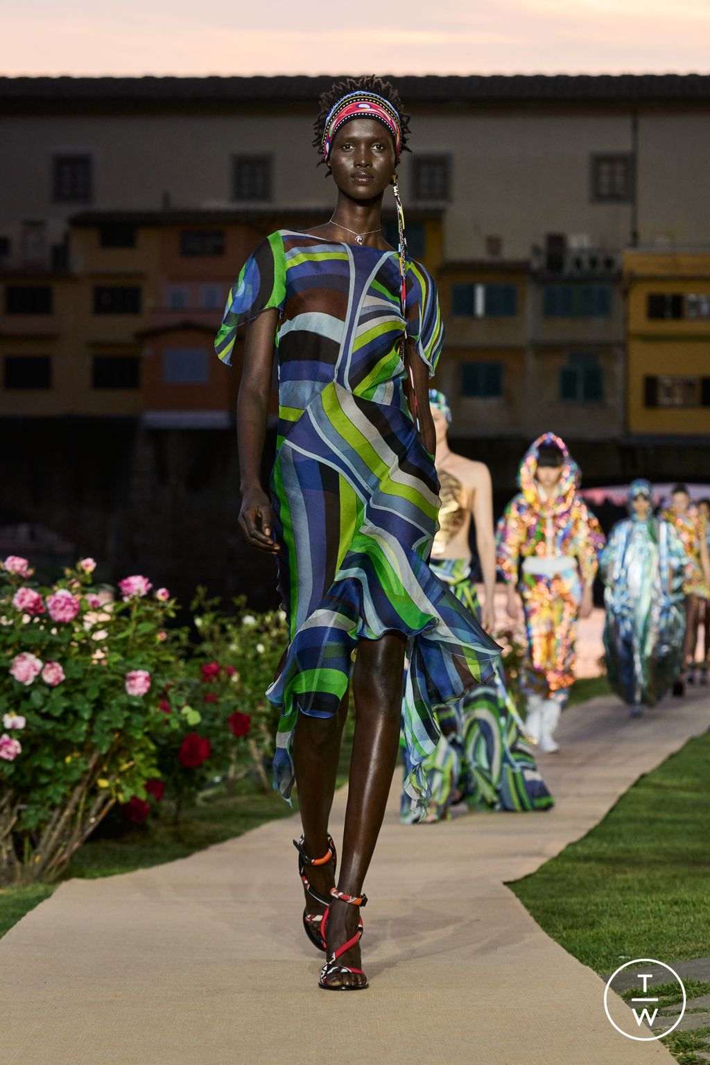 Fashion Week Milan Resort 2024 look 24 from the Pucci collection womenswear