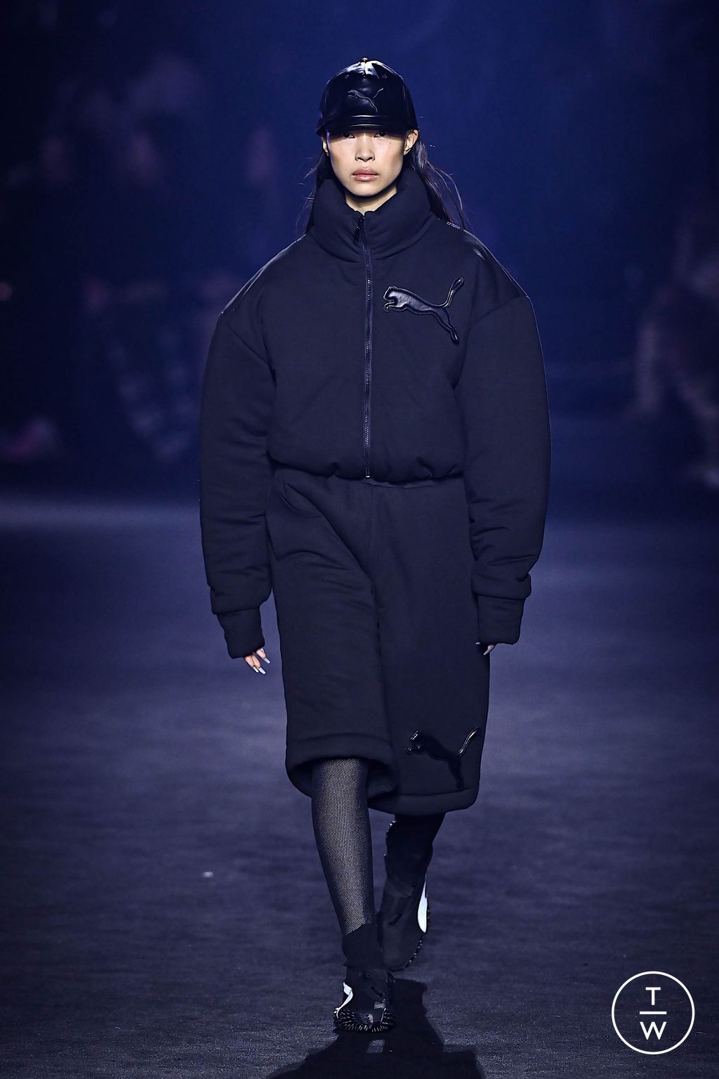 Fashion Week New York Fall/Winter 2024 look 1 from the Puma collection womenswear