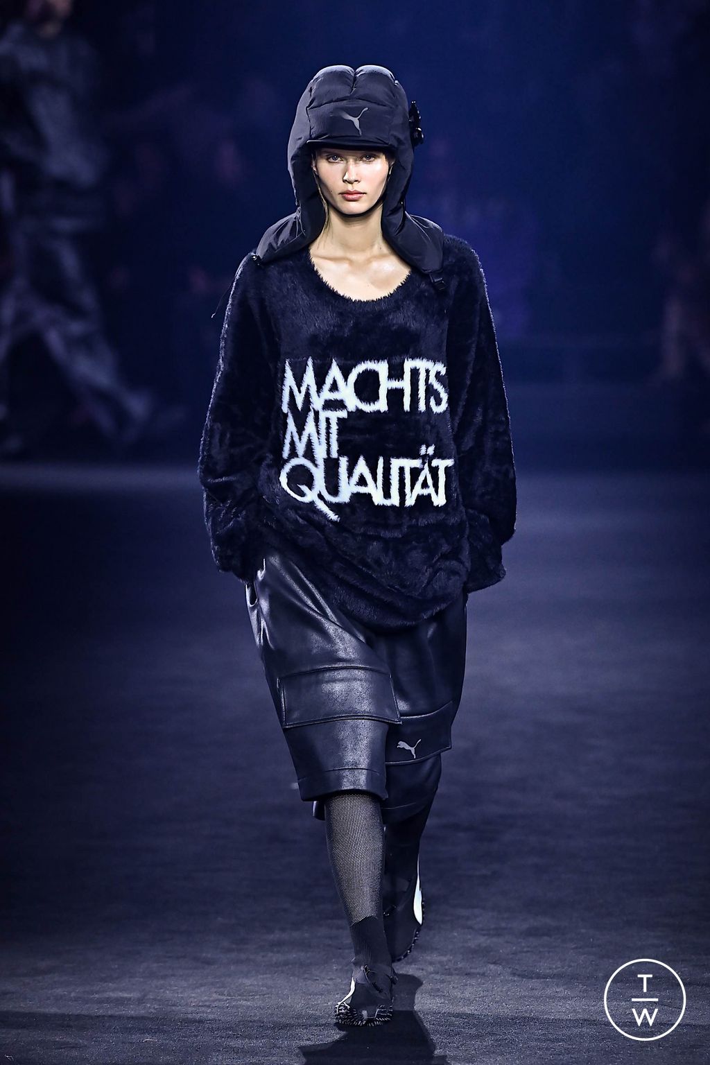 Fashion Week New York Fall/Winter 2024 look 5 from the Puma collection 女装