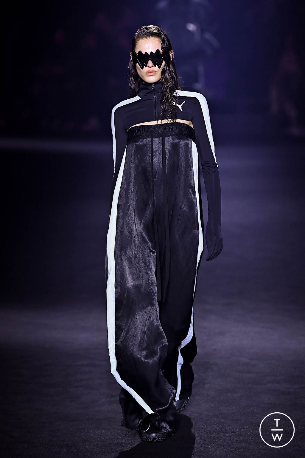 Fashion Week New York Fall/Winter 2024 look 24 from the Puma collection 女装