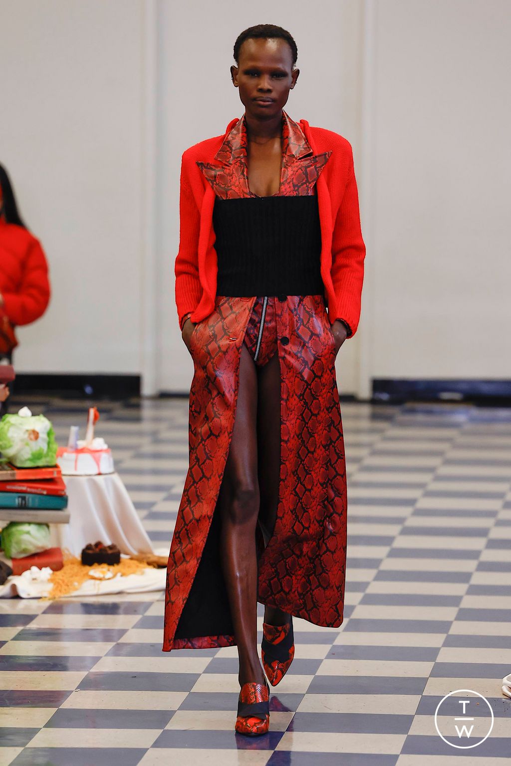 Fashion Week New York Fall/Winter 2023 look 3 from the Puppets and Puppets collection womenswear