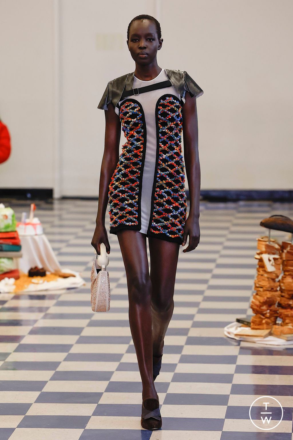 Fashion Week New York Fall/Winter 2023 look 14 from the Puppets and Puppets collection womenswear
