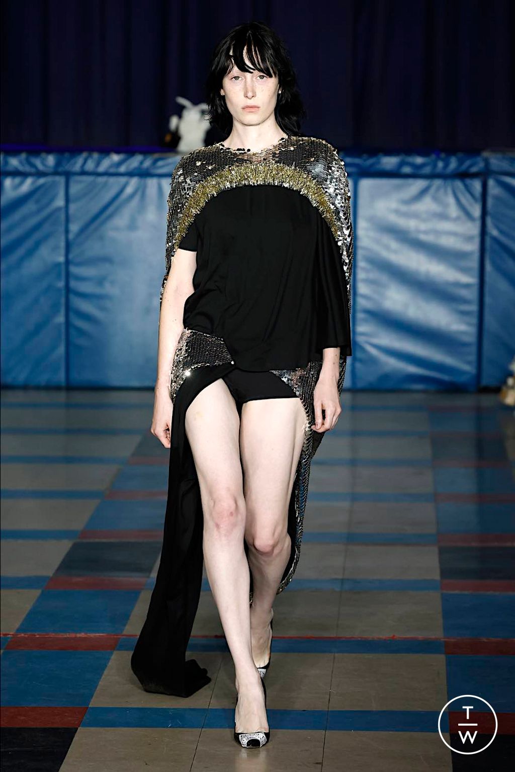 Fashion Week New York Spring/Summer 2024 look 1 from the Puppets and Puppets collection womenswear