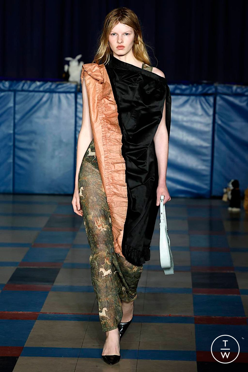 Fashion Week New York Spring/Summer 2024 look 12 from the Puppets and Puppets collection womenswear