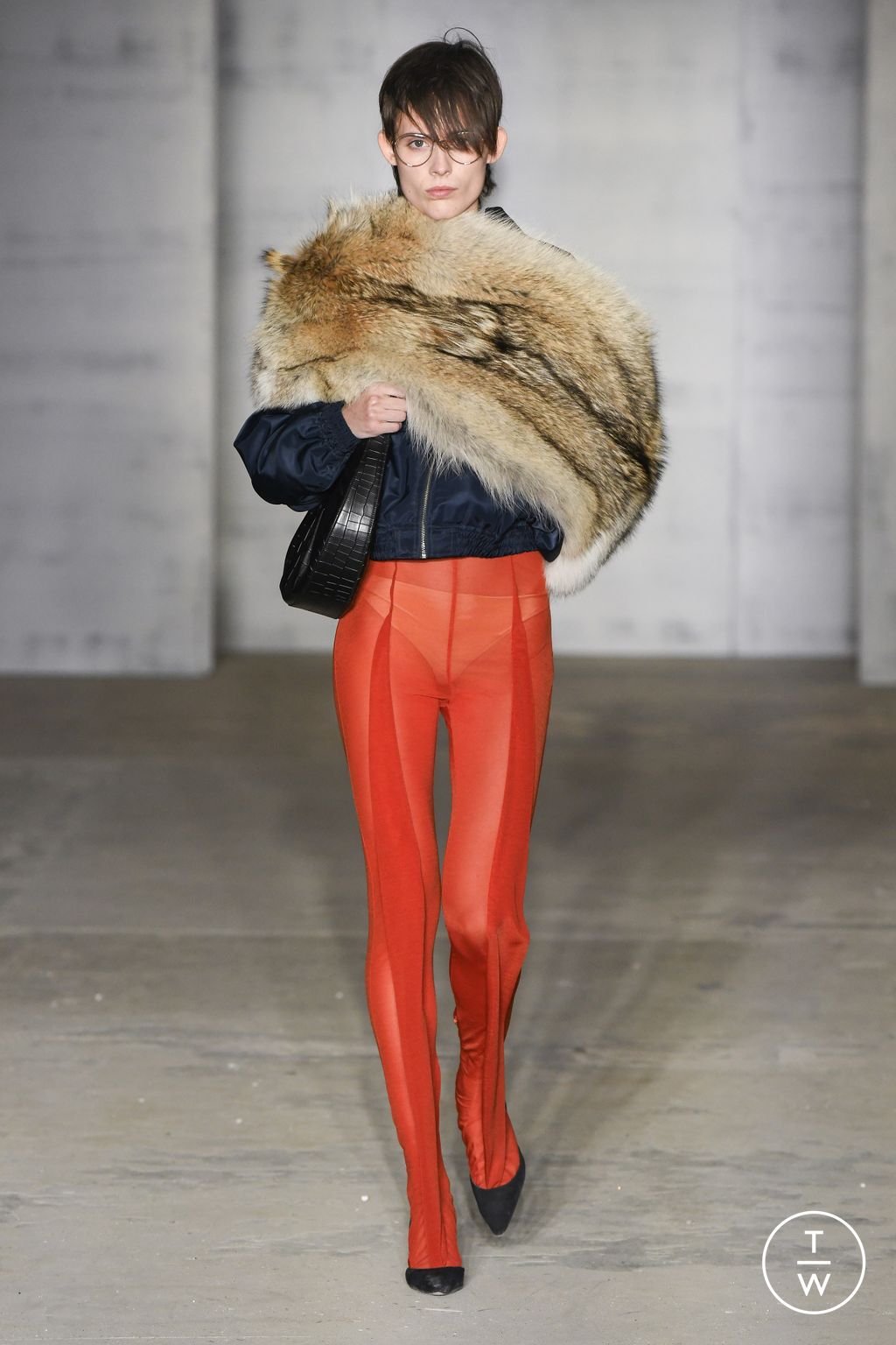 Fashion Week New York Fall/Winter 2024 look 29 from the Puppets and Puppets collection womenswear