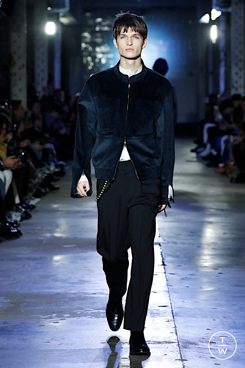 Fashion Week London Fall/Winter 2020 look 11 from the Qasimi collection 男装