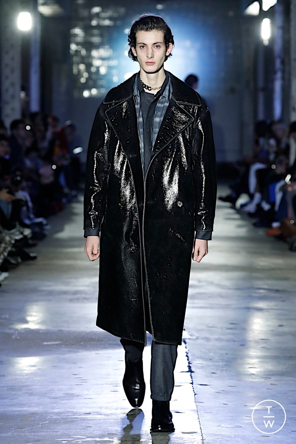 Fashion Week London Fall/Winter 2020 look 13 from the Qasimi collection 男装