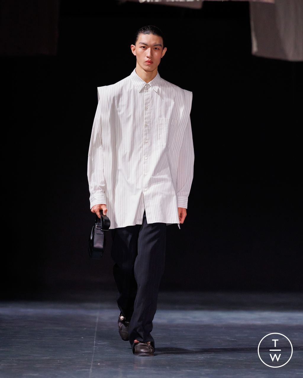Fashion Week Milan Fall/Winter 2026 look 3 de la collection Qasimi menswear