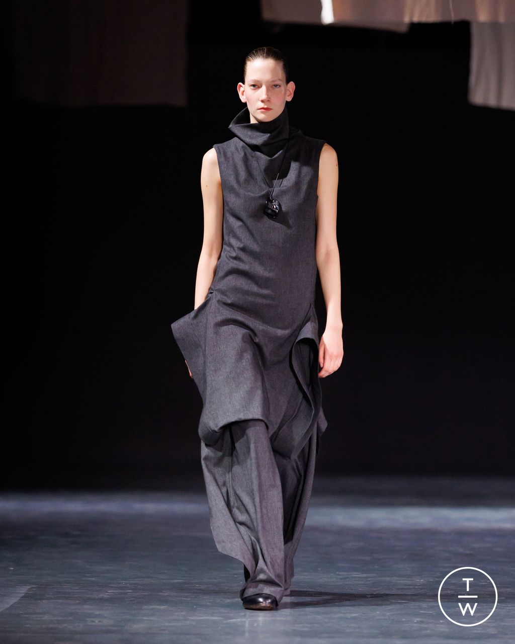 Fashion Week Milan Fall/Winter 2026 look 4 from the Qasimi collection menswear