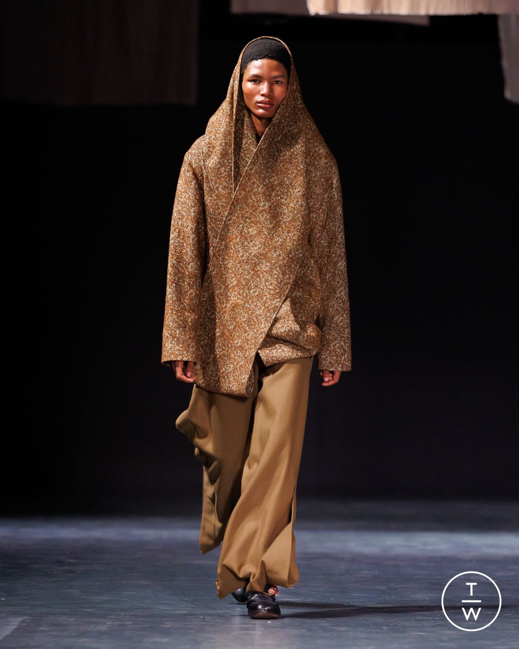 Fashion Week Milan Fall/Winter 2026 look 10 de la collection Qasimi menswear