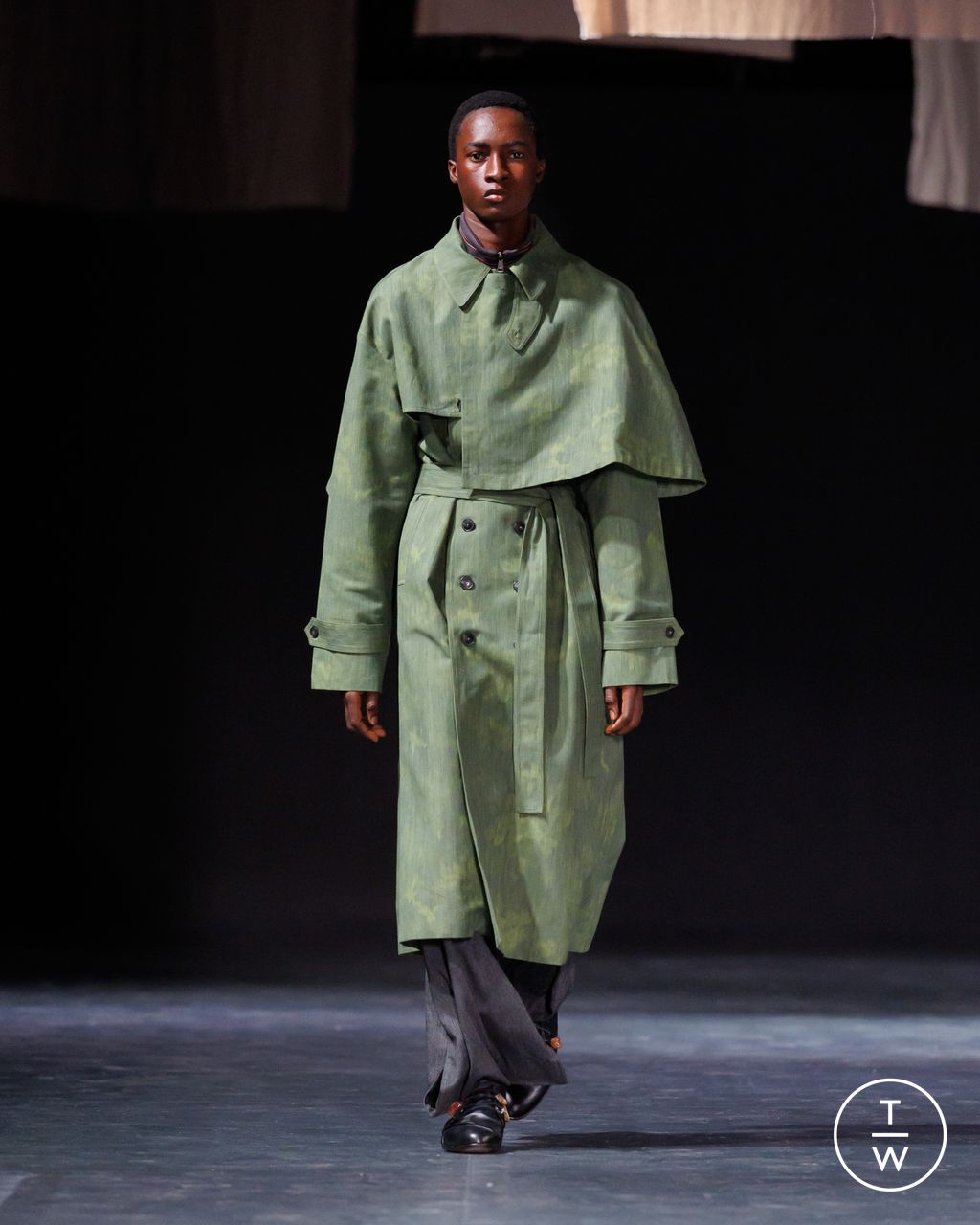 Fashion Week Milan Fall/Winter 2026 look 13 from the Qasimi collection menswear