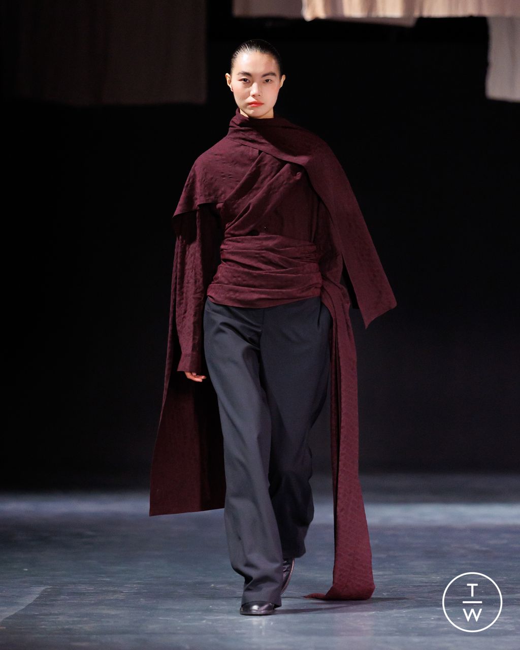 Fashion Week Milan Fall/Winter 2026 look 23 de la collection Qasimi menswear