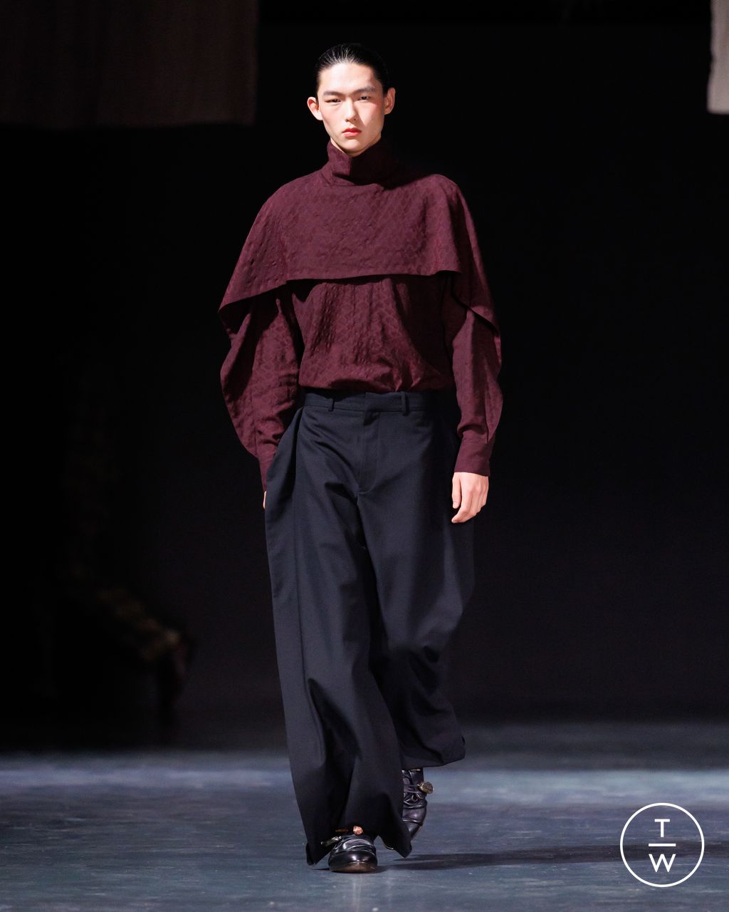 Fashion Week Milan Fall/Winter 2026 look 27 from the Qasimi collection menswear