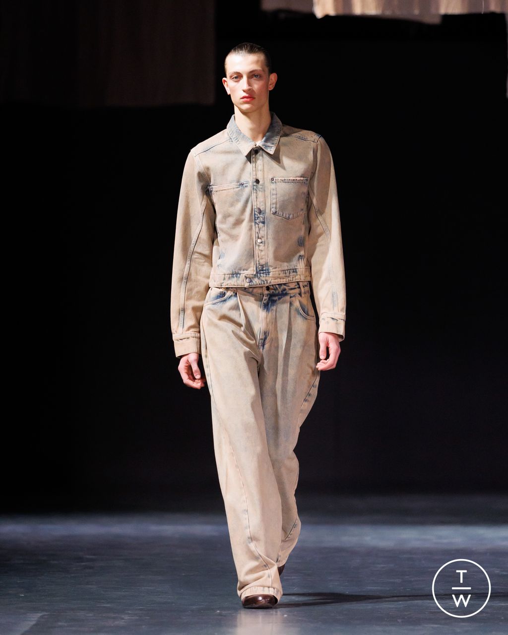 Fashion Week Milan Fall/Winter 2026 look 28 from the Qasimi collection menswear