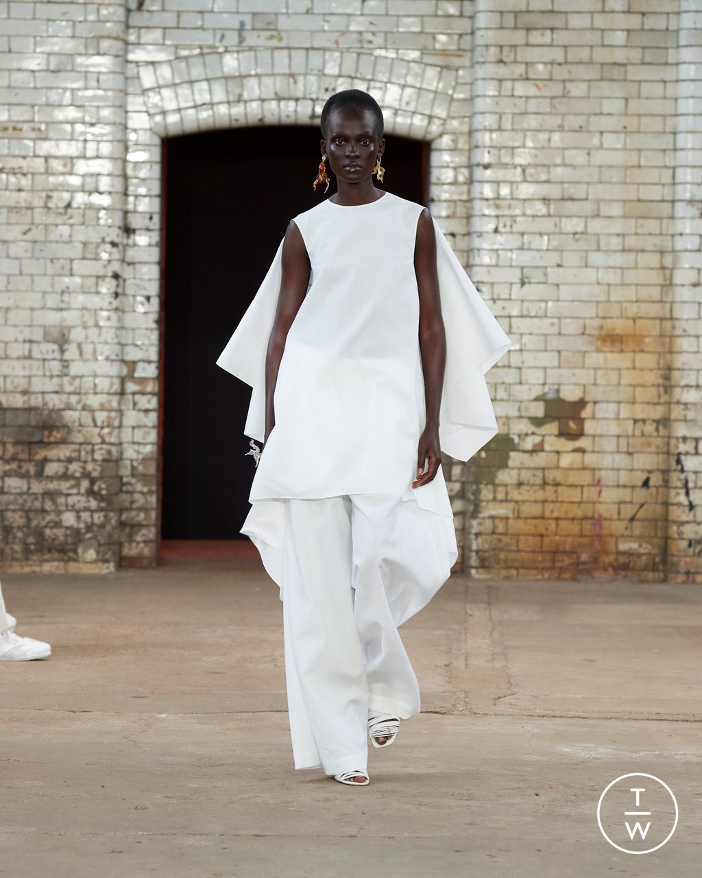 Fashion Week London Spring/Summer 2025 look 2 from the Qasimi collection menswear