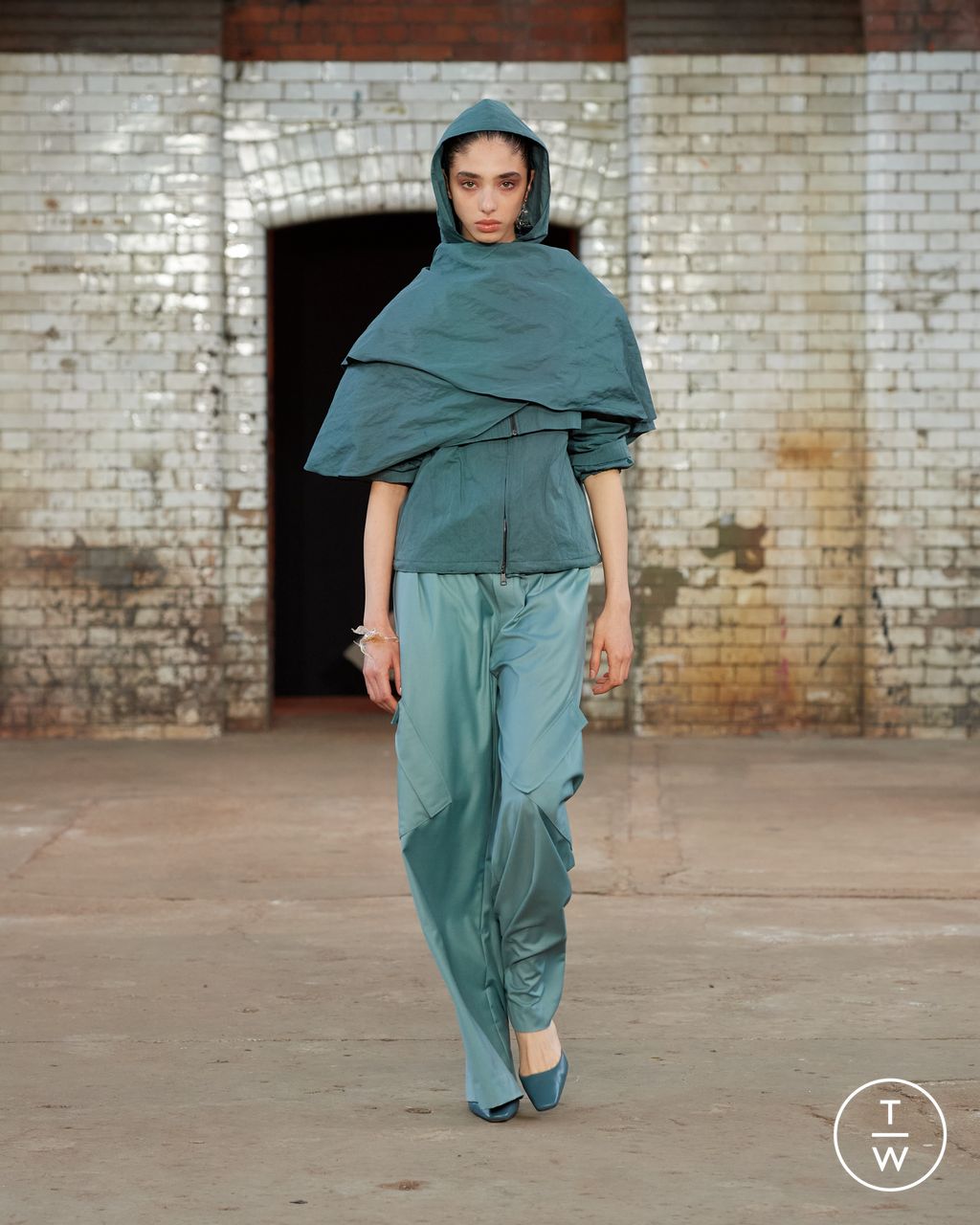 Fashion Week London Spring-Summer 2025 look 11 from the Qasimi collection 男装