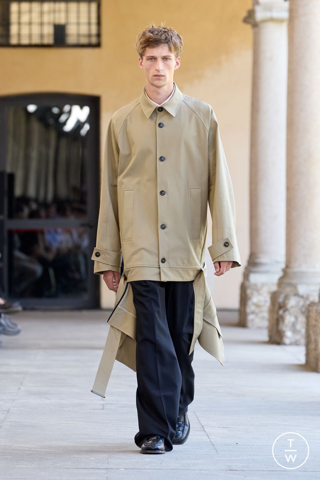 Fashion Week Milan Spring/Summer 2026 look 8 from the Qasimi collection menswear