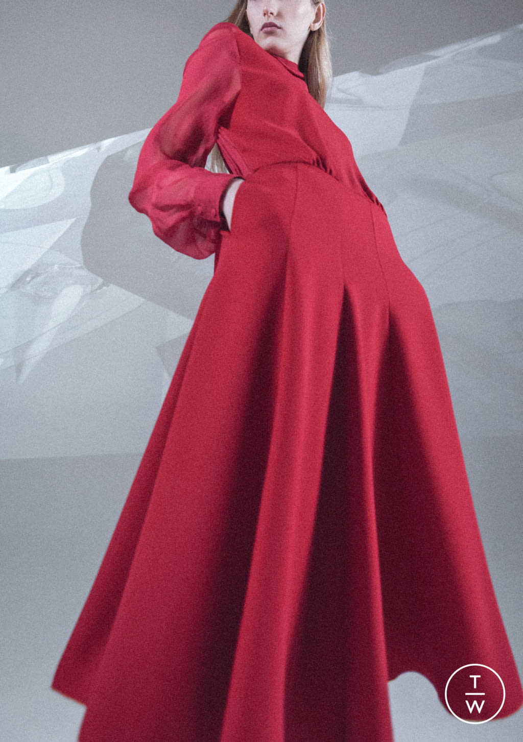 Fashion Week Milan Fall/Winter 2020 look 3 from the Des Phemmes collection womenswear