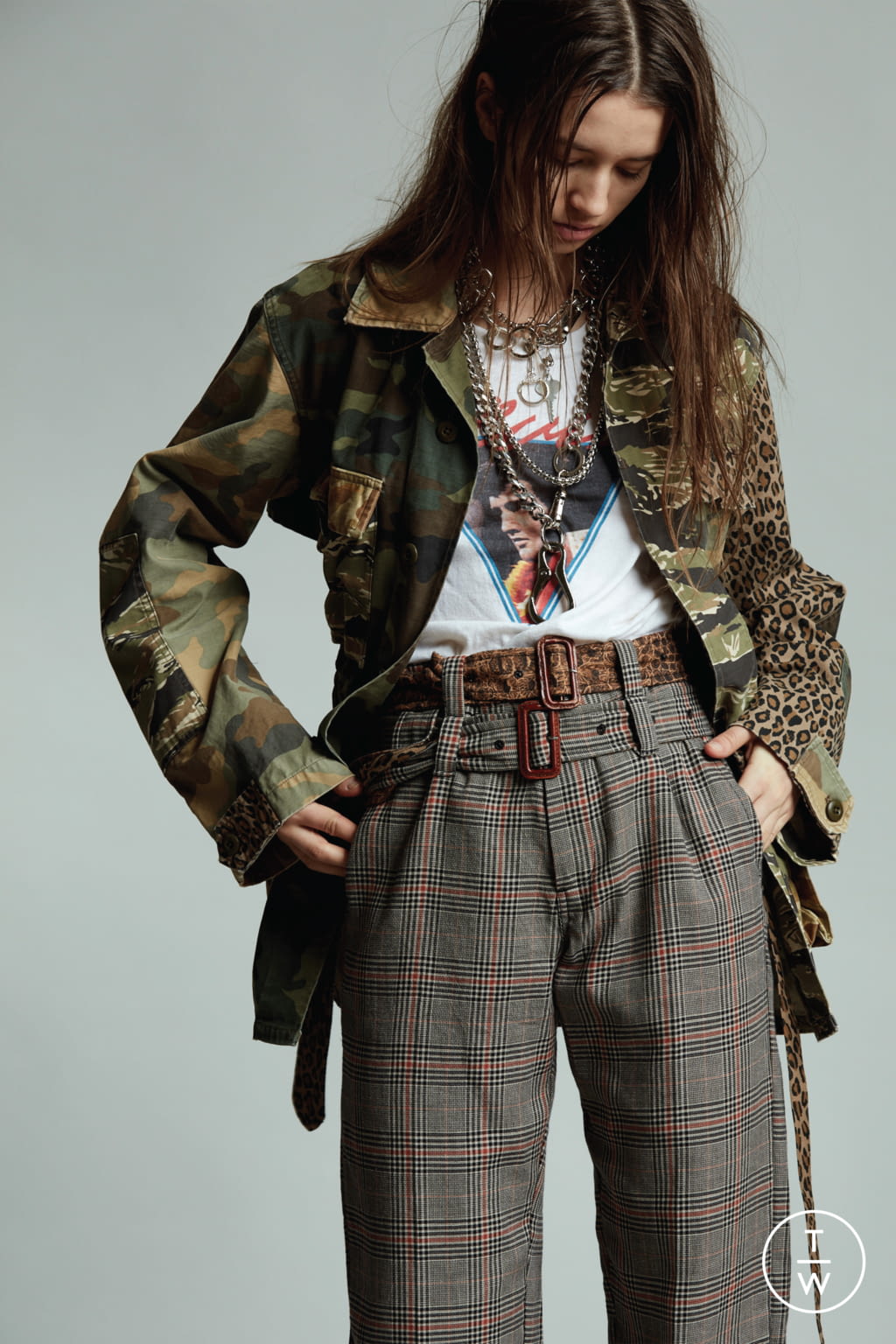 Fashion Week New York Pre-Fall 2020 look 15 from the R13 collection womenswear