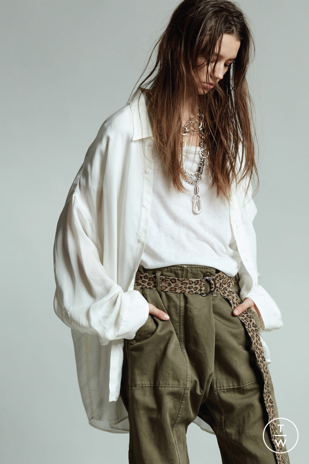 Fashion Week New York Pre-Fall 2020 look 21 from the R13 collection 女装