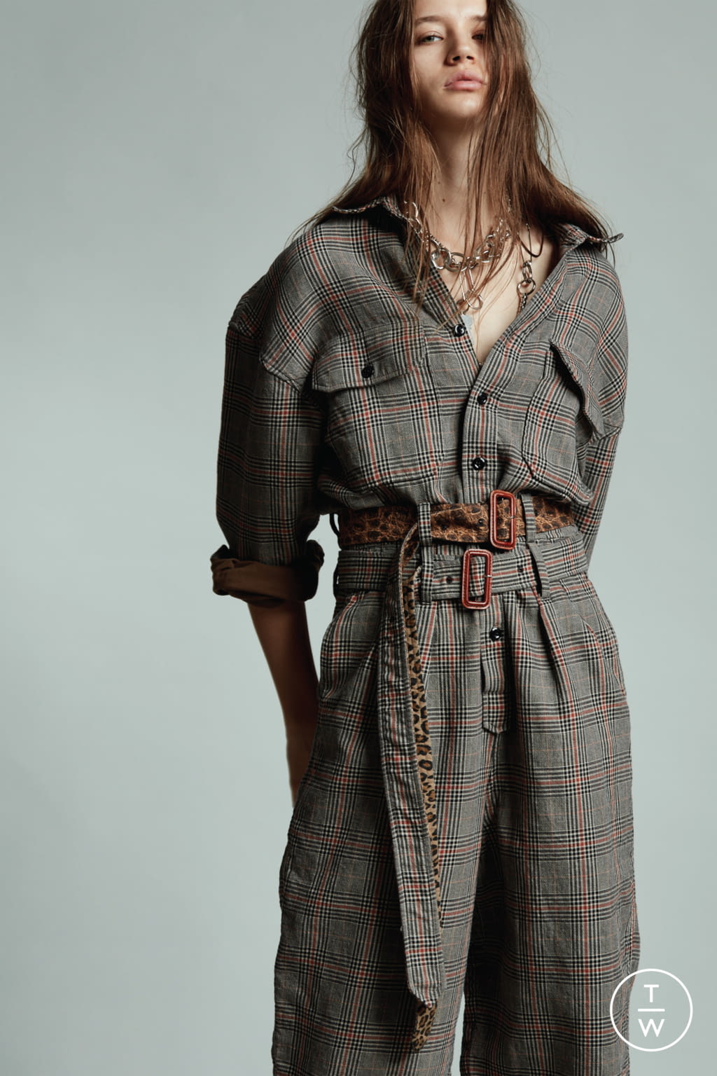 Fashion Week New York Pre-Fall 2020 look 5 from the R13 collection womenswear