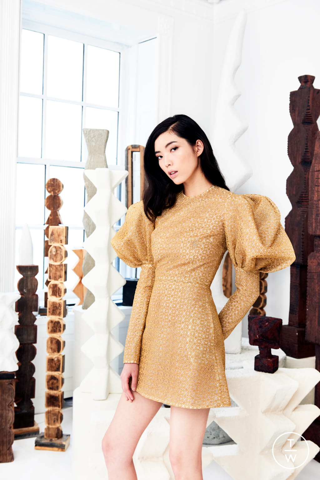 Fashion Week New York Resort 2020 look 24 de la collection Christian Siriano womenswear