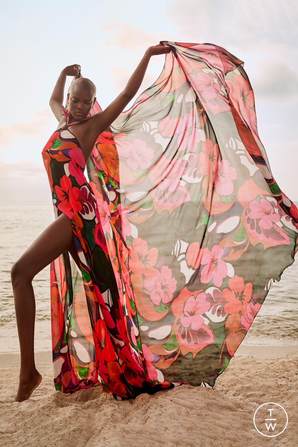 Fashion Week New York Resort 2024 look 5 de la collection Naeem Khan womenswear