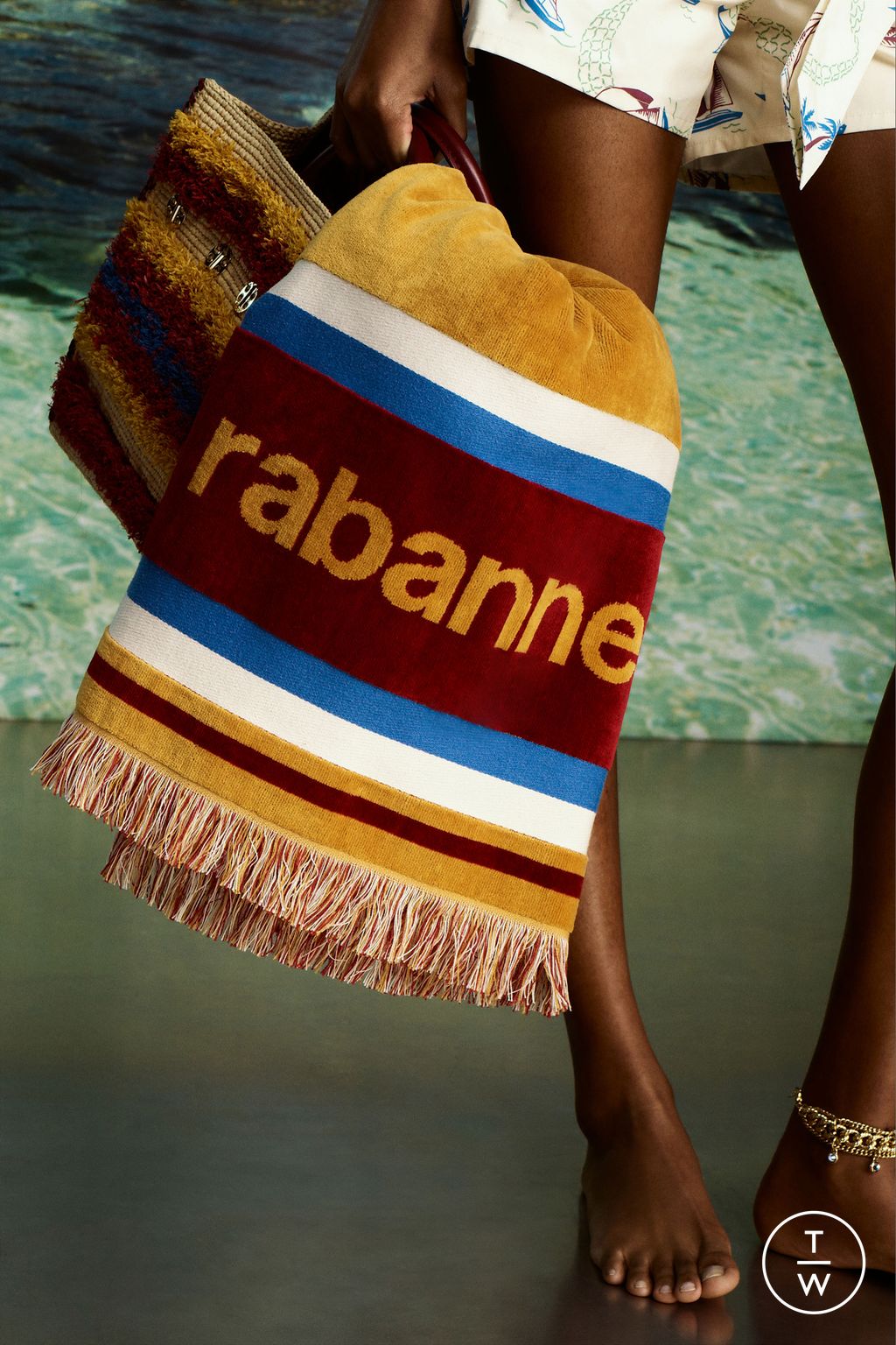 Fashion Week Paris Pre-Fall 2025 look 36 from the Rabanne collection womenswear