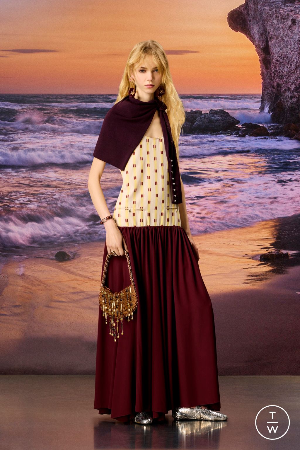 Fashion Week Paris Pre-Fall 2026 look 3 from the Rabanne collection womenswear