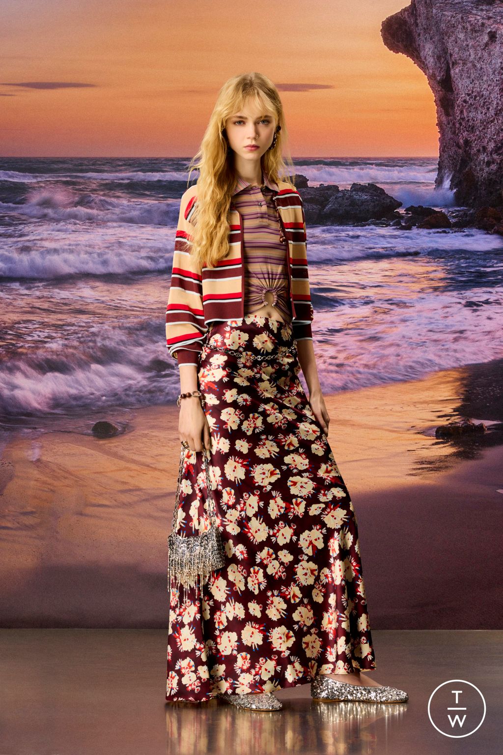 Fashion Week Paris Pre-Fall 2026 look 5 from the Rabanne collection womenswear