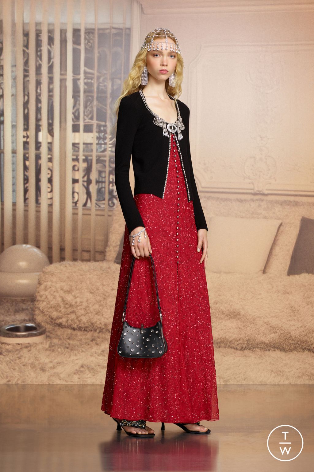 Fashion Week Paris Resort 2026 look 17 from the Rabanne collection 女装