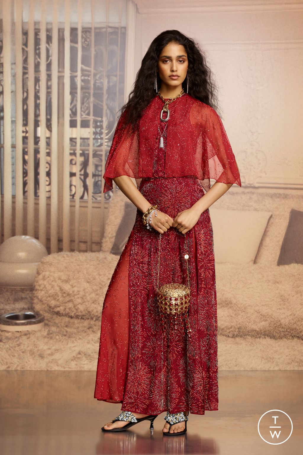 Fashion Week Paris Resort 2026 look 18 from the Rabanne collection 女装