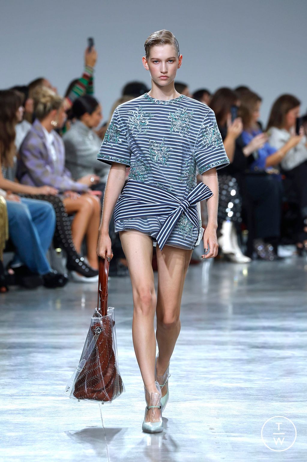Fashion Week Paris Spring/Summer 2025 look 12 from the Rabanne collection womenswear