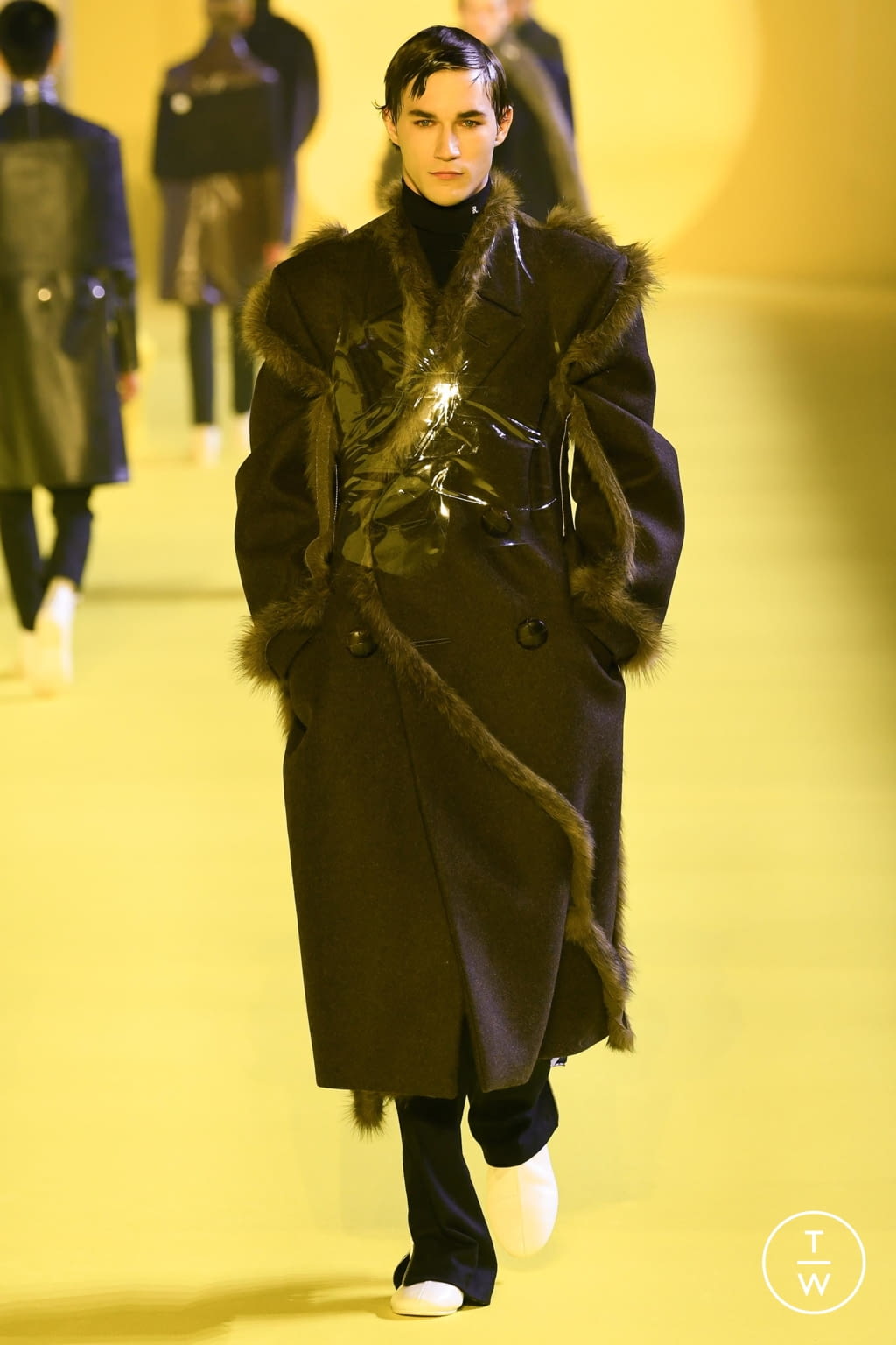 Fashion Week Paris Fall/Winter 2020 look 23 from the Raf Simons collection 男装