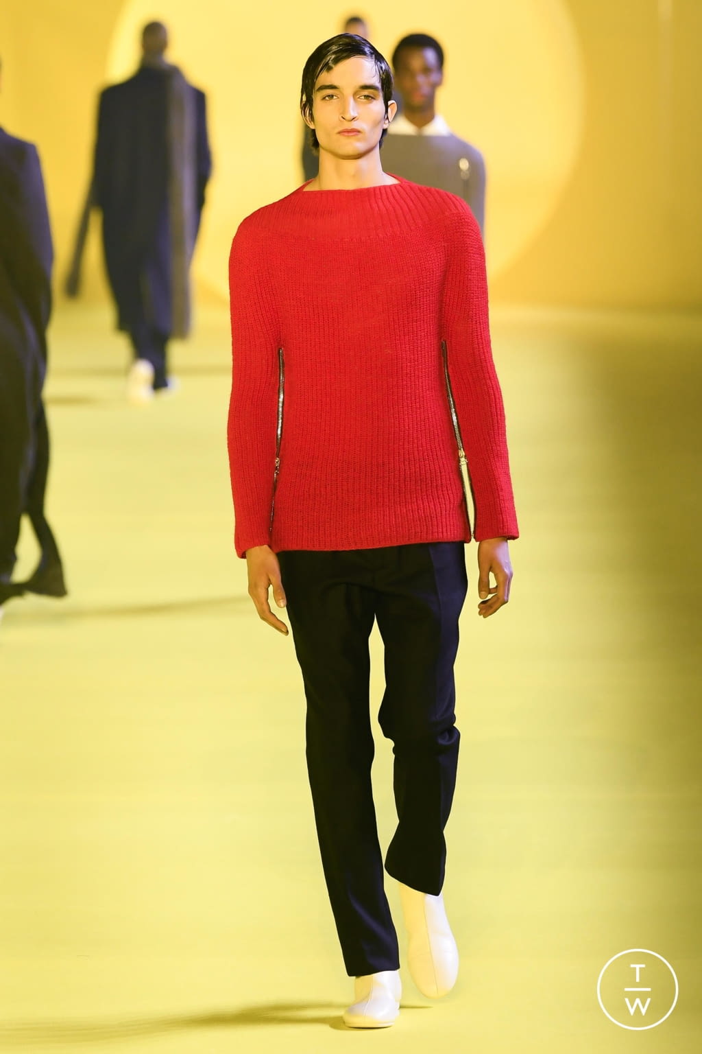 Fashion Week Paris Fall/Winter 2020 look 27 de la collection Raf Simons menswear